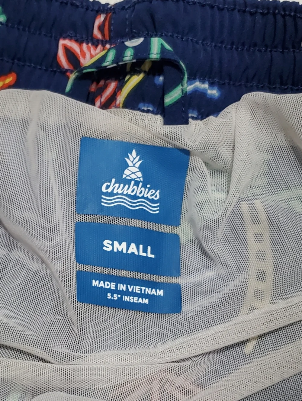 Chubbies The Neon Lights Navy Multi 4